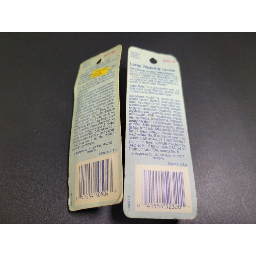 Vintage PAIR Maybelline Colorfresh Lipstick  NOS